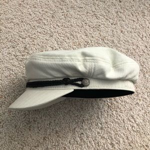 Brixton fiddler hat size MED off white brand new